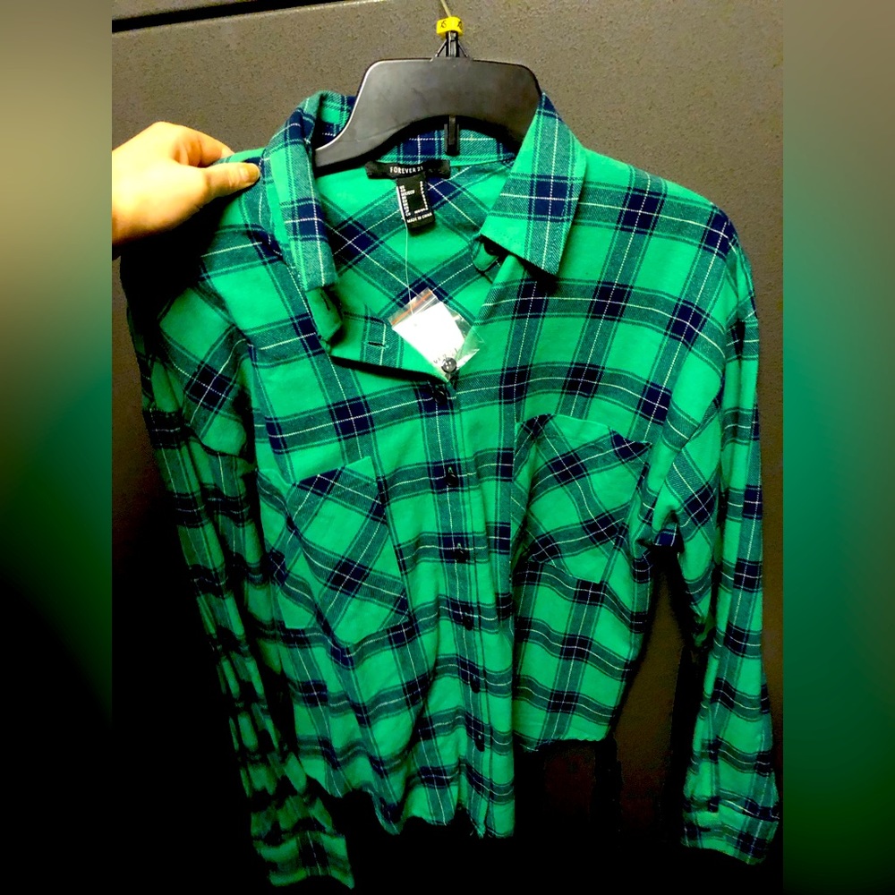 New Forever 21 Plaid Shirt